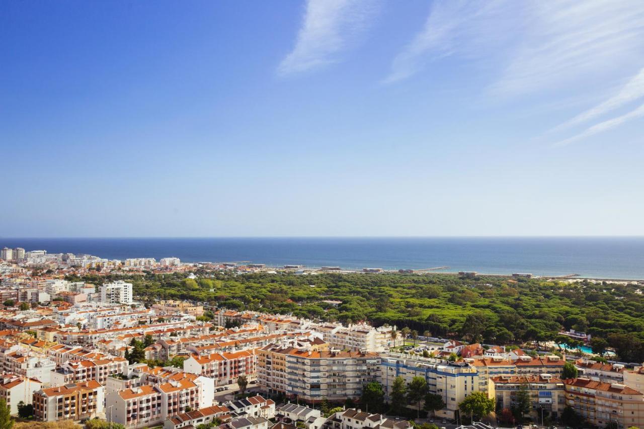 T2 Com Uma Vista Deslumbrante Sobre O Atlantico! Apartment Costa de Caparica Luaran gambar